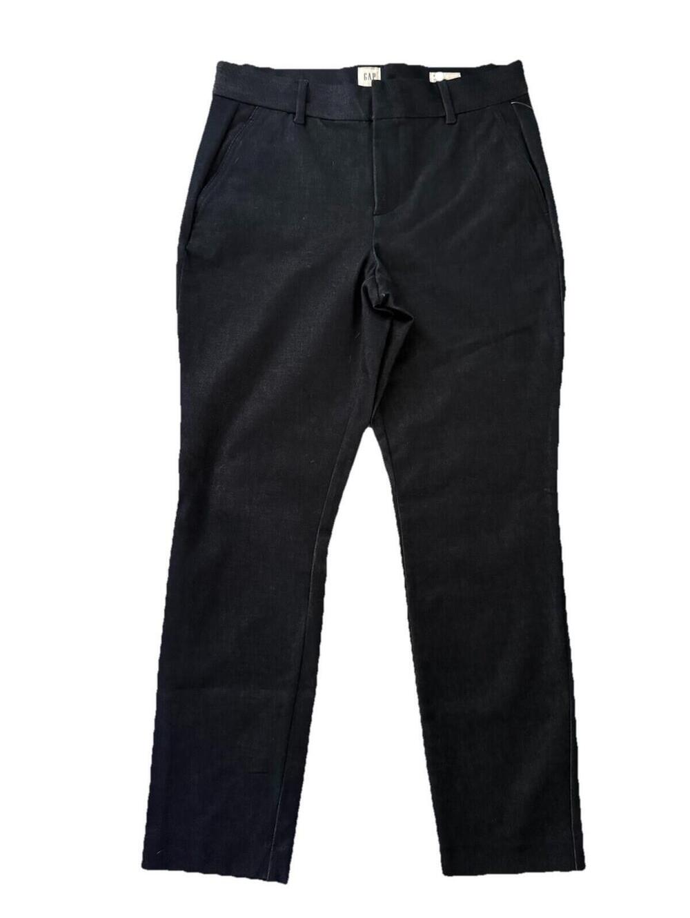 NWT GAP Signature Skinny Ankle Pants Navy Blue Size 6 Womens Stretch